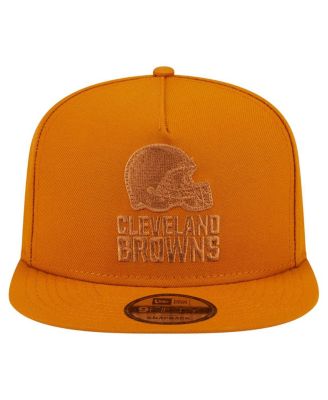 Men's&nbsp;Brown Cleveland Browns Color Pack A-Frame 9FIFTY Snapback Hat