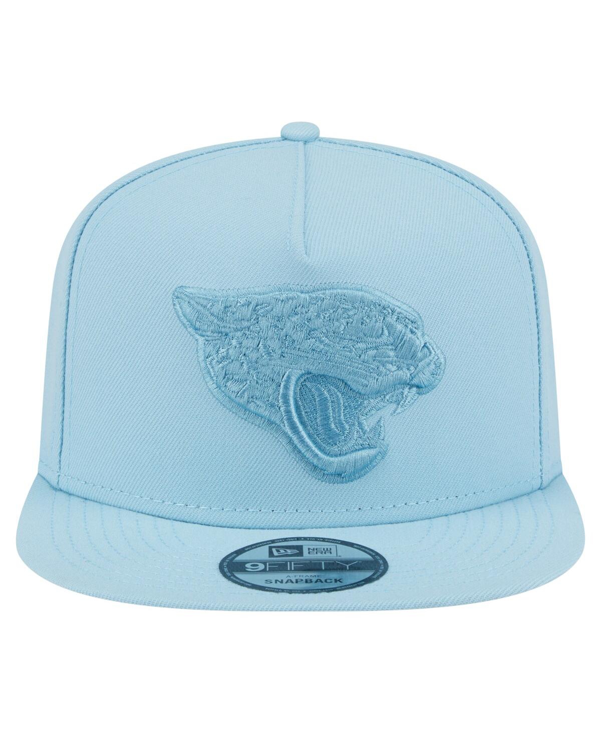 New Era Men's Light Blue Jacksonville Jaguars Color Pack A-Frame 9FIFTY Snapback Hat