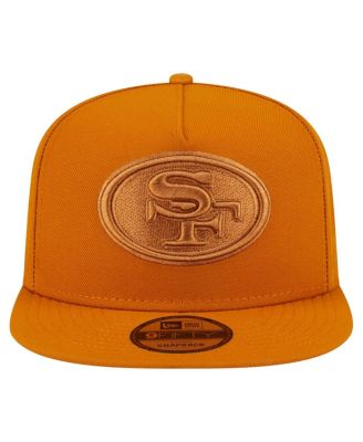 Men's&nbsp;Brown San Francisco 49ers Color Pack A-Frame 9FIFTY Snapback Hat