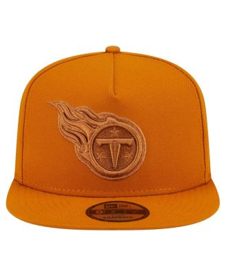 Men's&nbsp;Brown Tennessee Titans Color Pack A-Frame 9FIFTY Snapback Hat