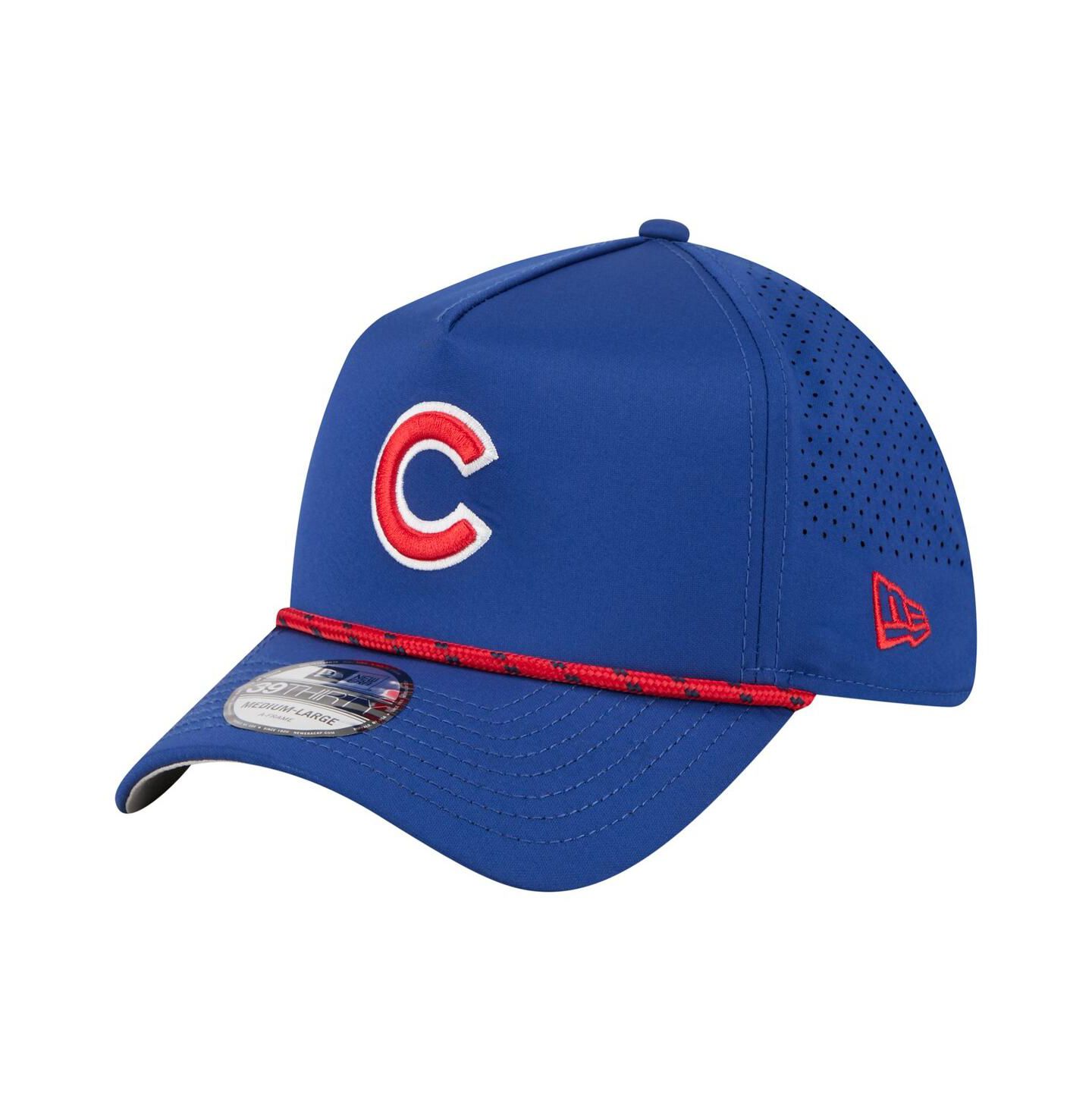 Мужская кепка New Era Royal Chicago Cubs 39THIRTY A-Frame Perforated Flex Hat — фото 1