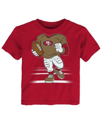 Outerstuff - Toddler Scarlet San Francisco 49ers Game Fit T-Shirt