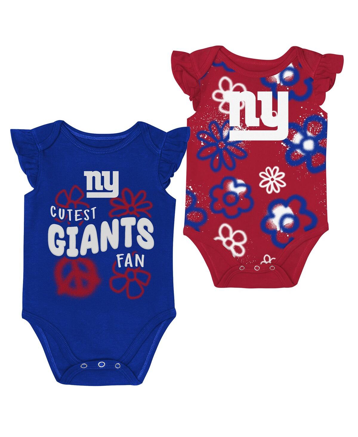 Outerstuff Baby Boys And Girls 2-piece New York Giants The Sunshine Bodysuit Set In Multi