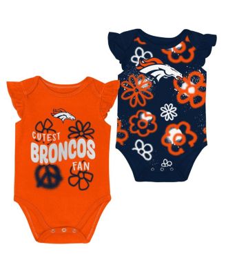 Outerstuff - Baby Boys and Girls Denver Broncos The Sunshine 2-Piece Bodysuit Set