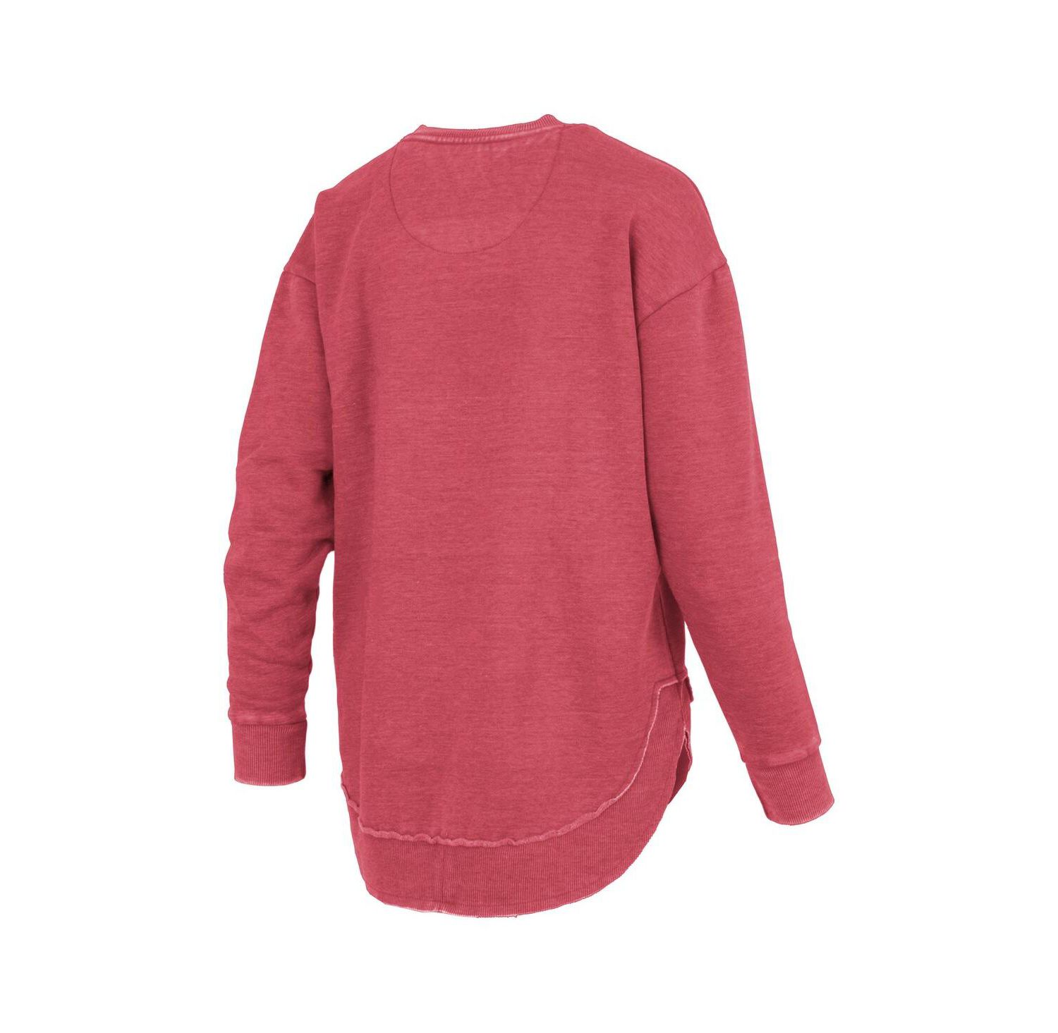 Women's Red Georgia Bulldogs Westin Poncho V-Neck Pullover Sweatshirt