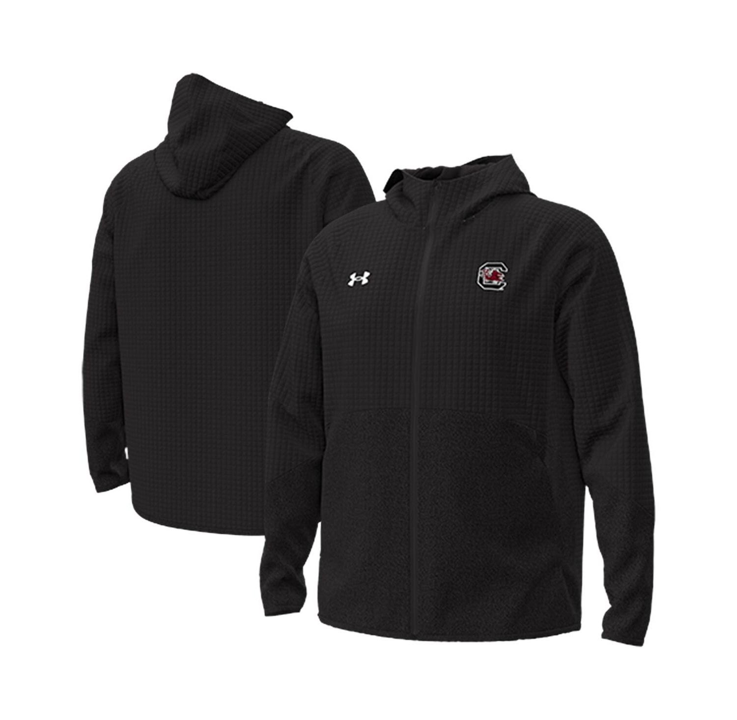 Men's Black South Carolina Gamecocks Unstoppable Raglan Full-Zip Jacket