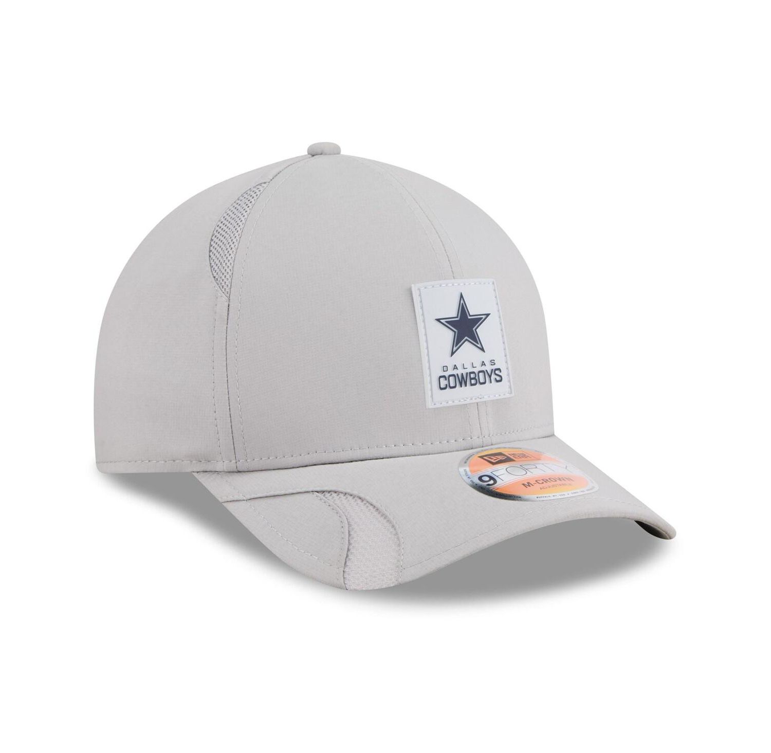 Men's Gray Dallas Cowboys 2025 Sideline M-Crown 9FORTY Adjustable Hat