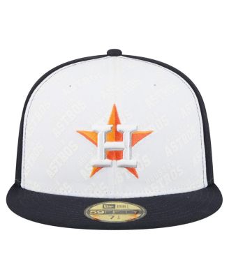Men's White/Navy Houston Astros Repeat 59FIFTY Fitted Hat