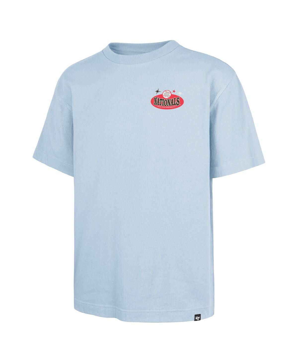 '47 Brand Men's Light Blue Washington Nationals Ice Cream Parlor Foundation T-Shirt