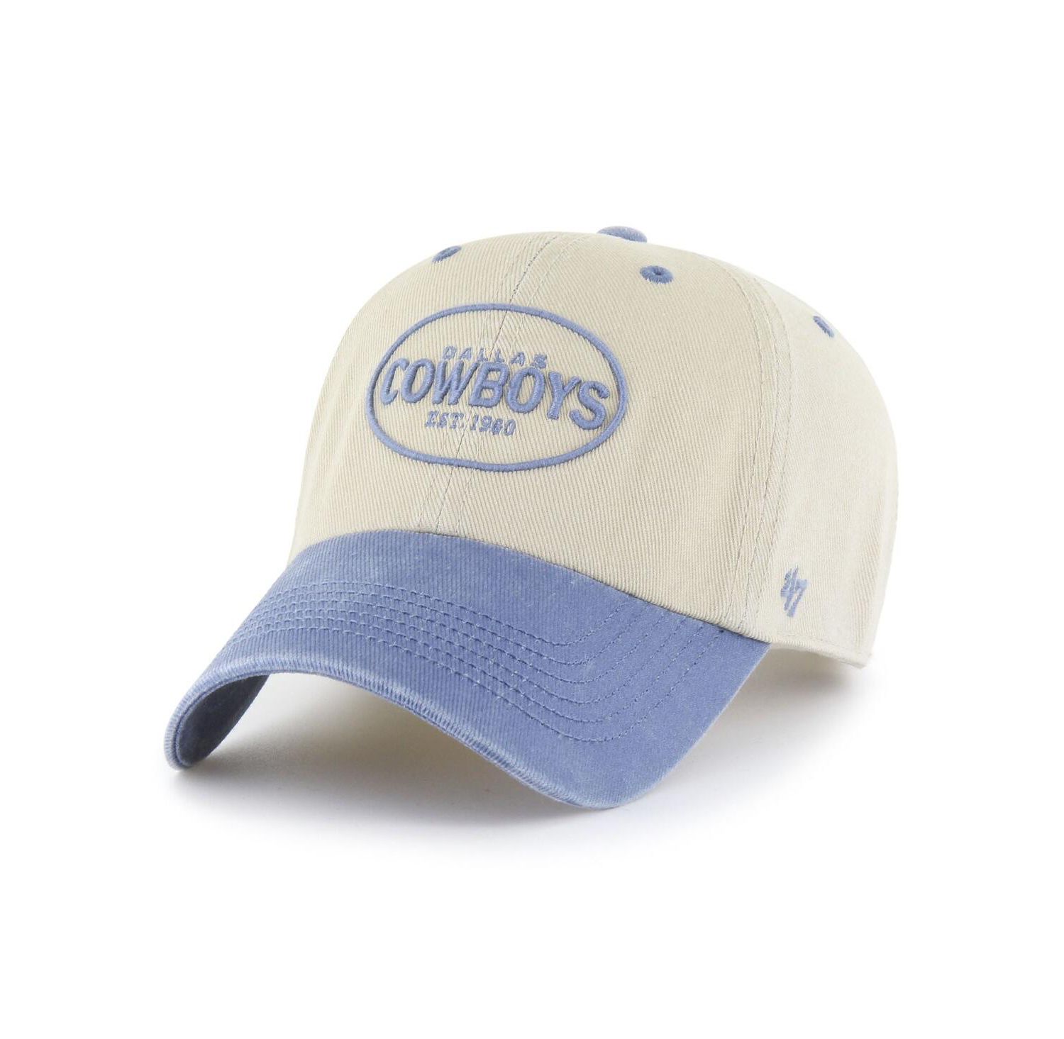 Men's Khaki Dallas Cowboys Breaking Trail Clean Up Adjustable Hat