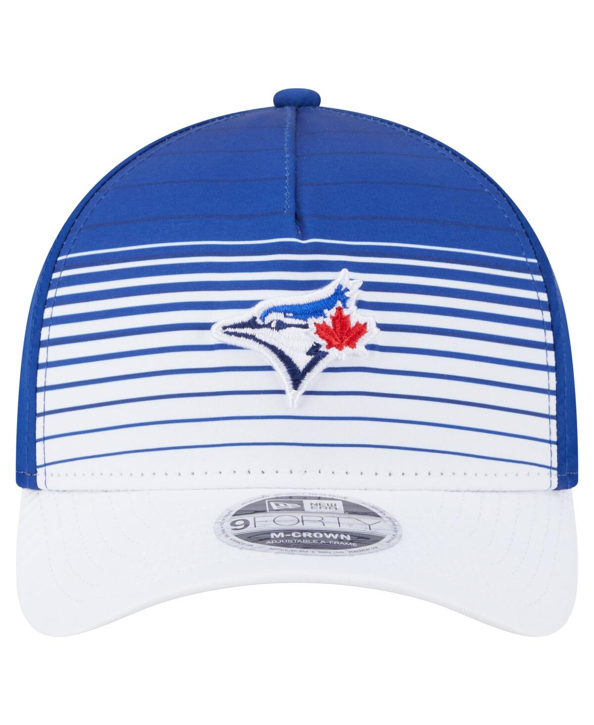 New Era Men's Royal Toronto Blue Jays Gradient 9forty M-crown Adjustable Hat In Blue