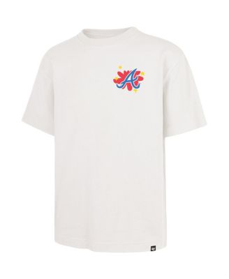 Men's Cream Atlanta Braves Flora Foundation T-Shirt
