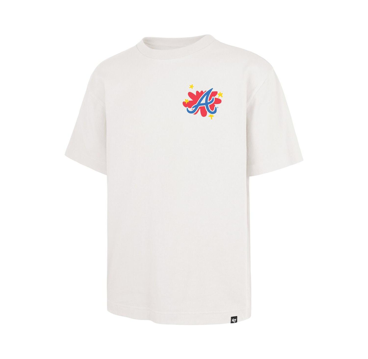 Men's Cream Atlanta Braves Flora Foundation T-Shirt