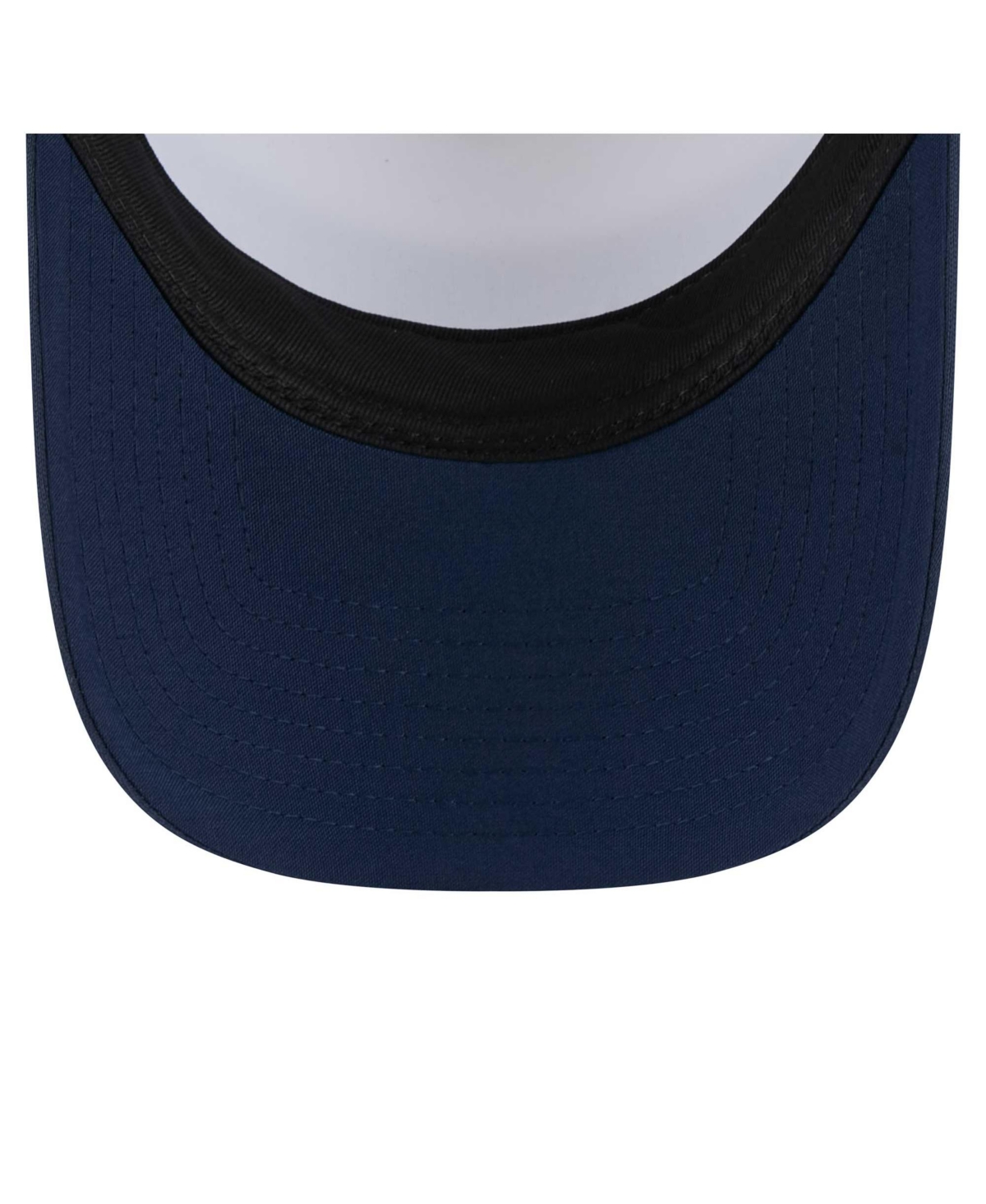 New Era Big Boys And Girls White/navy Dallas Cowboys Sport Night Color Block 9forty A-frame Trucker Adjustab In Blue