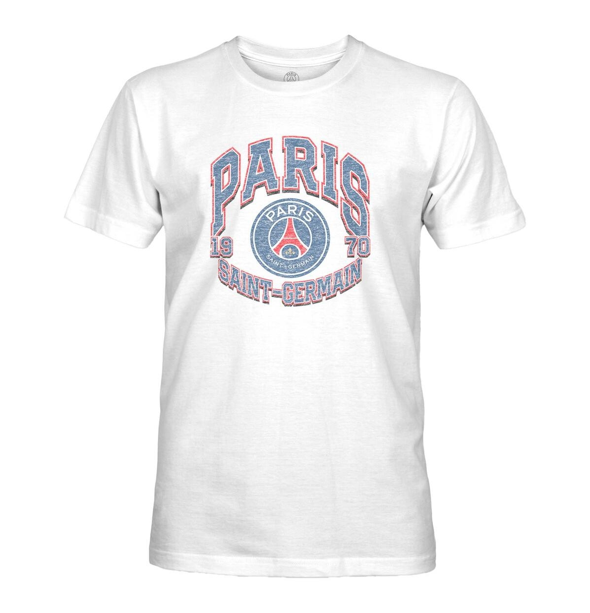 1863fc Men's White Paris Saint-germain Retro Wordmark T-shirt In White