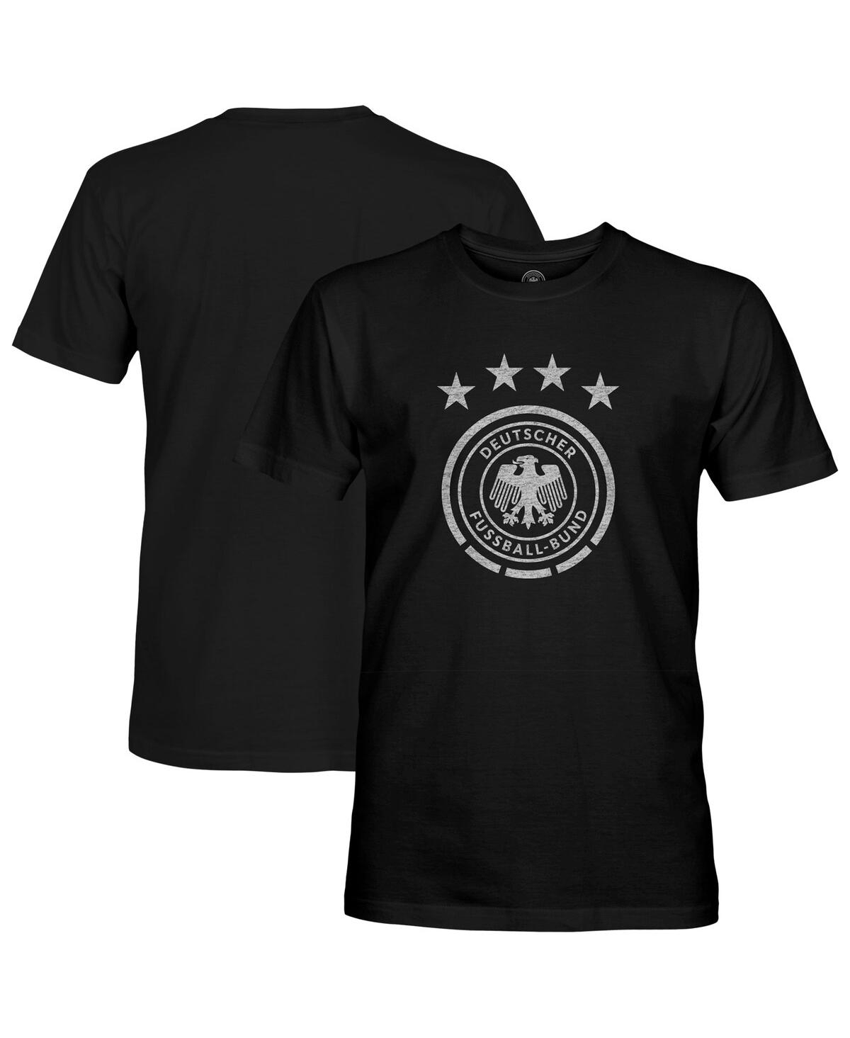 1863fc Men's Black Germany National Team Mono Badge T-shirt In Black