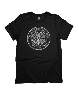 1863FC - Men's Black Celtic Mono Badge T-Shirt