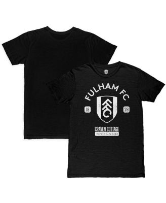 1863FC - Men's Black Fulham Established Slub T-Shirt