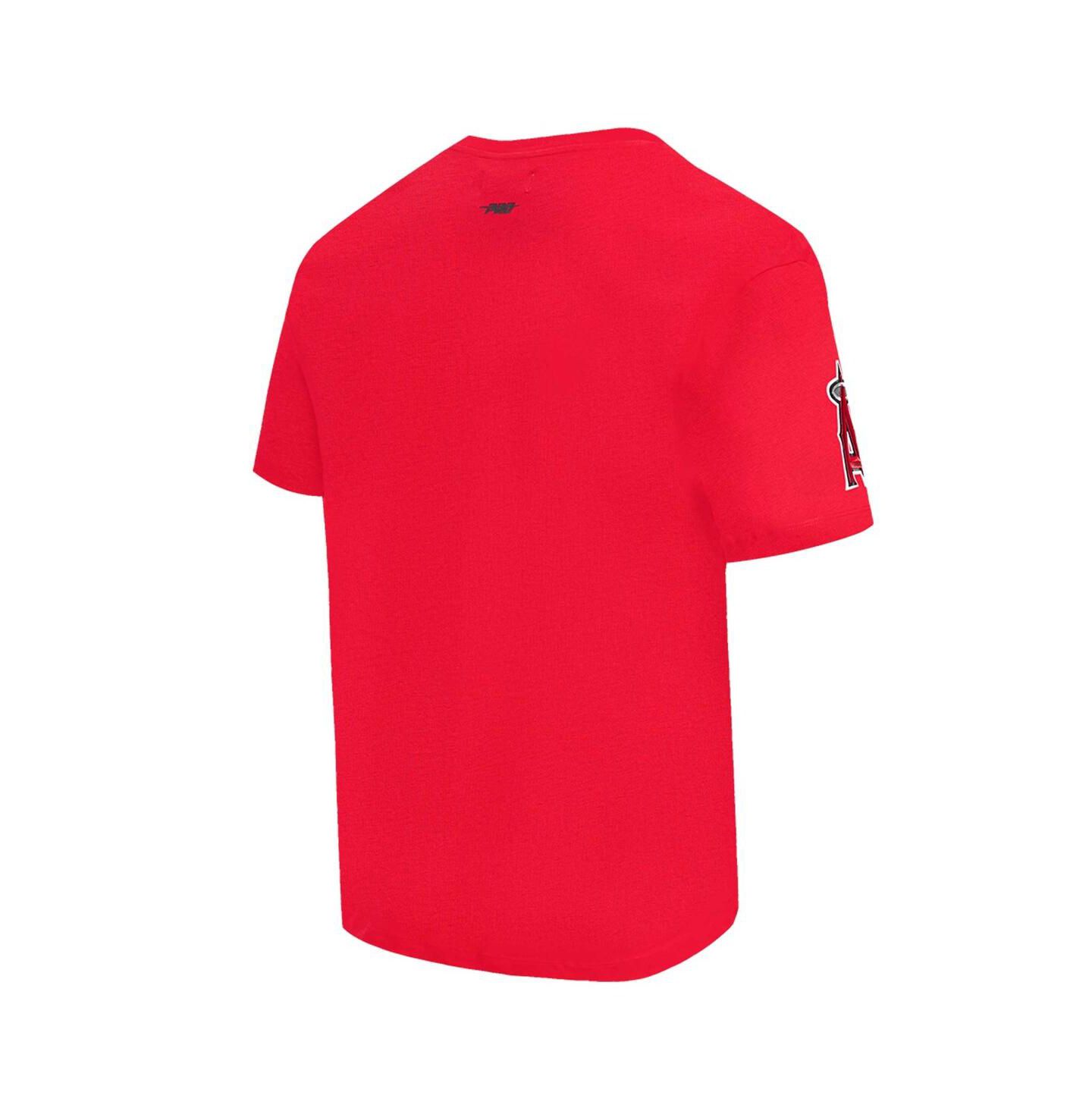 Мужская футболка Pro Standard Red Los Angeles Angels Turn It Up Dropped Shoulder — фото 3