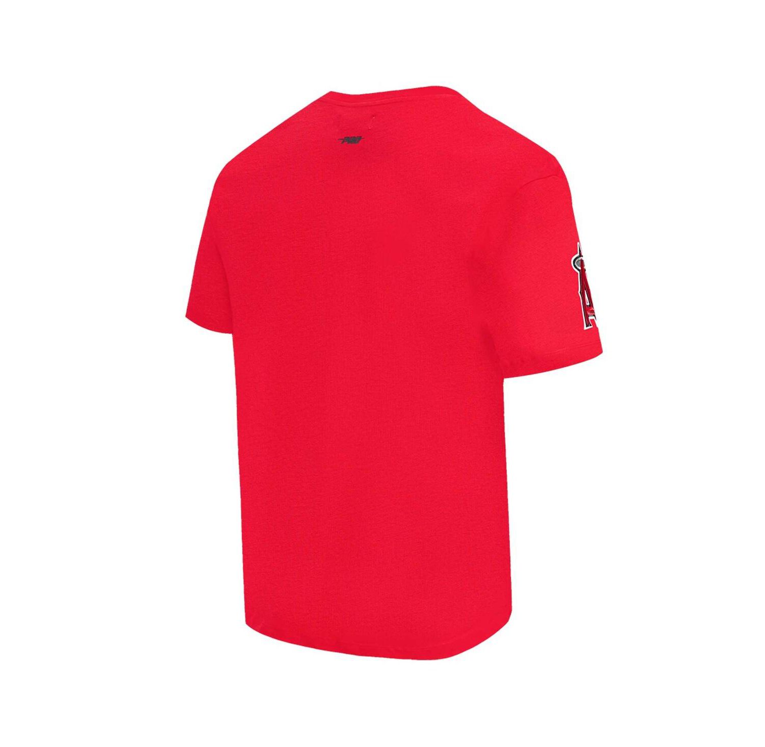 Men's Red Los Angeles Angels Turn It Up Dropped Shoulder T-Shirt
