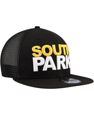 Men's Black South Park 9FIFTY Snapback Trucker Hat