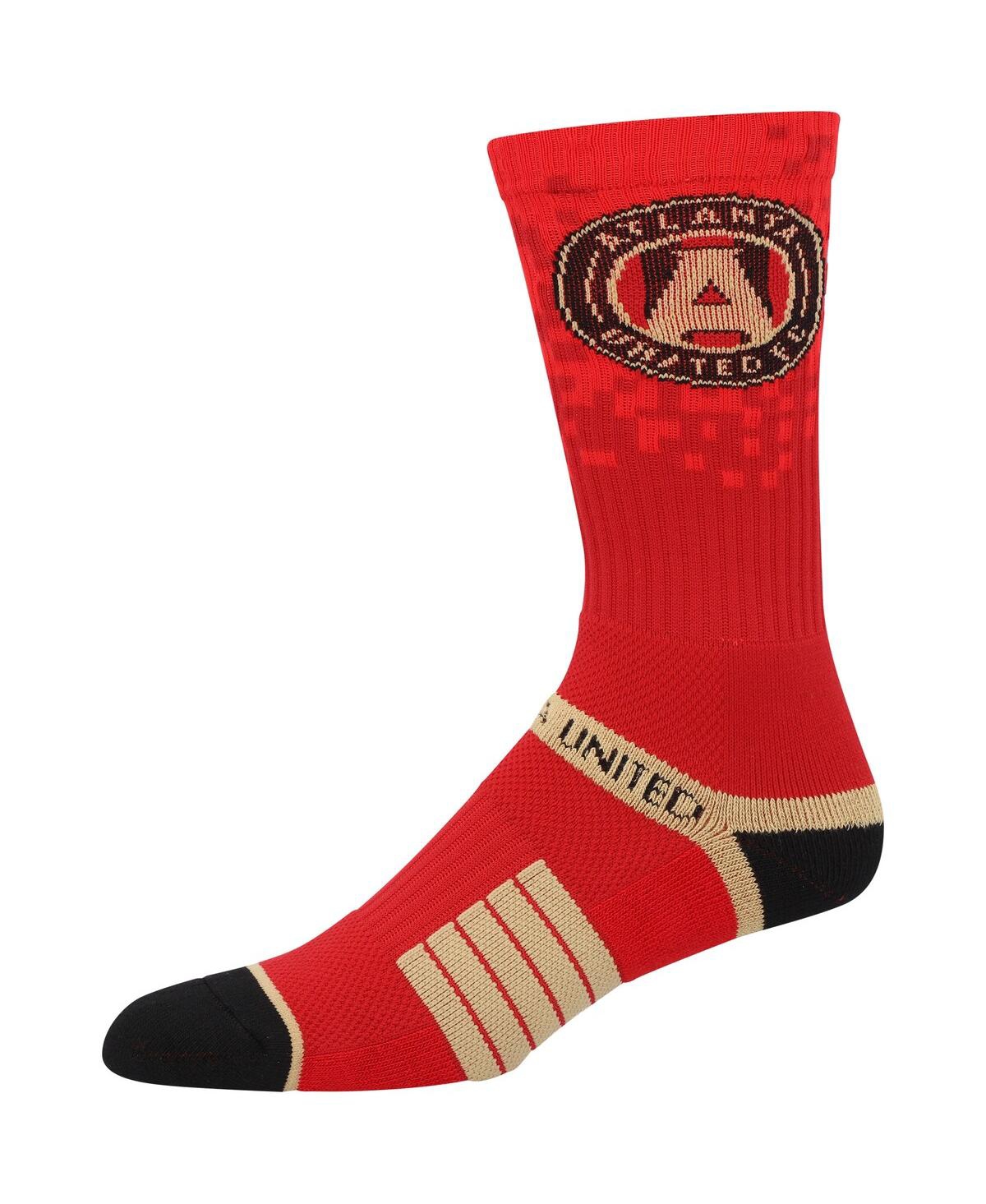 Strideline Men's Atlanta United Fc Premium 3-pack Knit Crew Socks Set In Multi