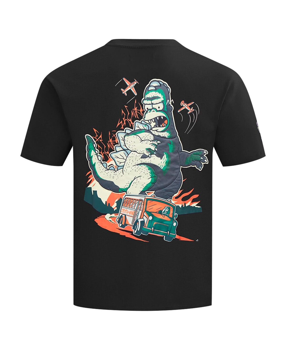 Freeze Max Men's Black the Simpsons Homerzilla T-Shirt