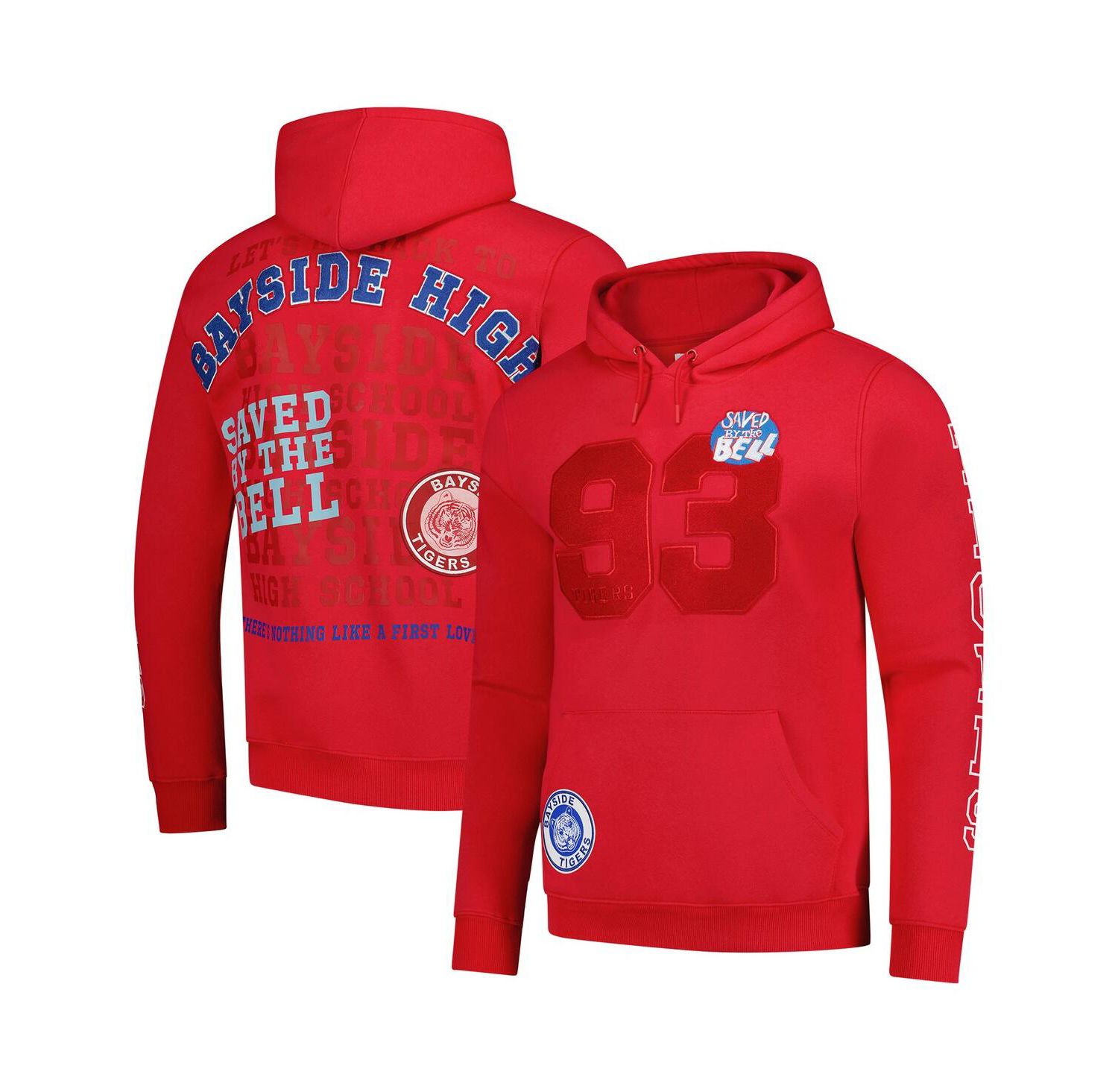 Men's Red Saved by the Bell Pullover Hoodie