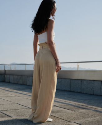 Women's Lyocell Paper bag Pants