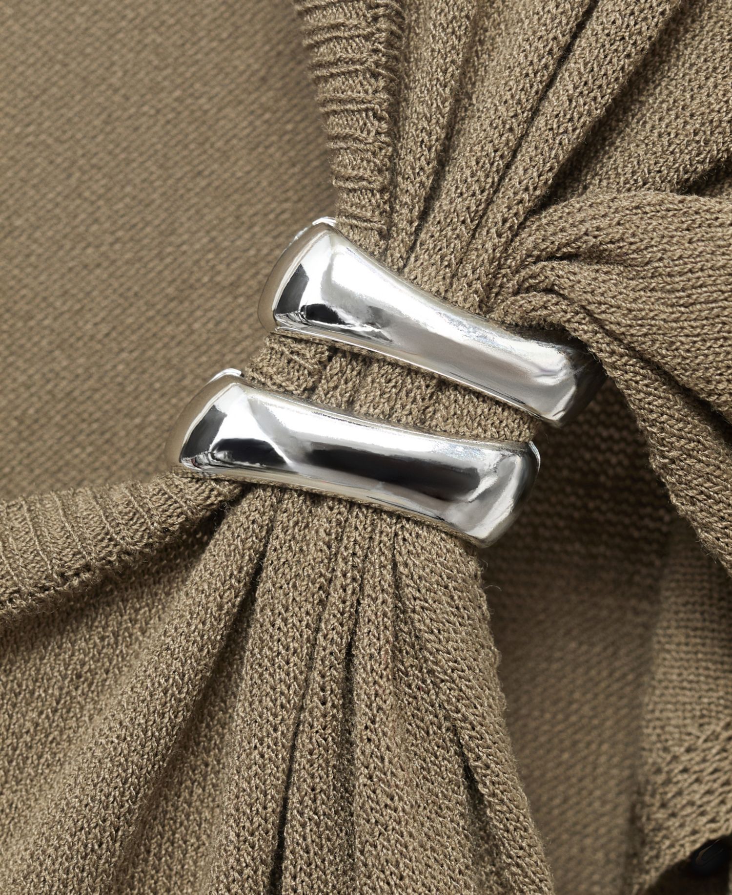 Women's Metallic Detail Fine-Knit Sweater