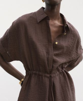 Women's Adjustable Waist Lyocell Shirt