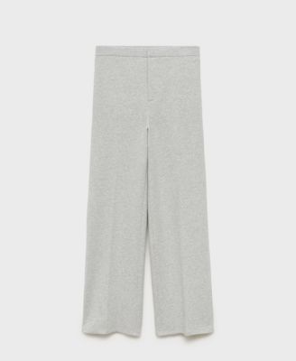 Women's Elastic Waist Straight-Fit Pants