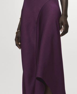 Women's Asymmetrical Satin Dress