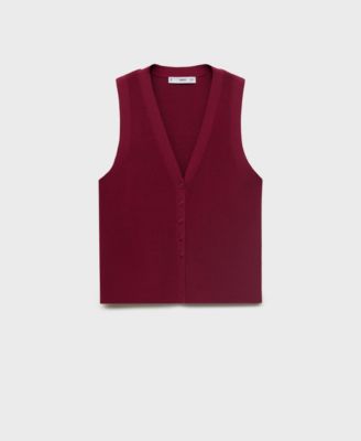 Women's Fine-Knit Gilet Sweater Vest