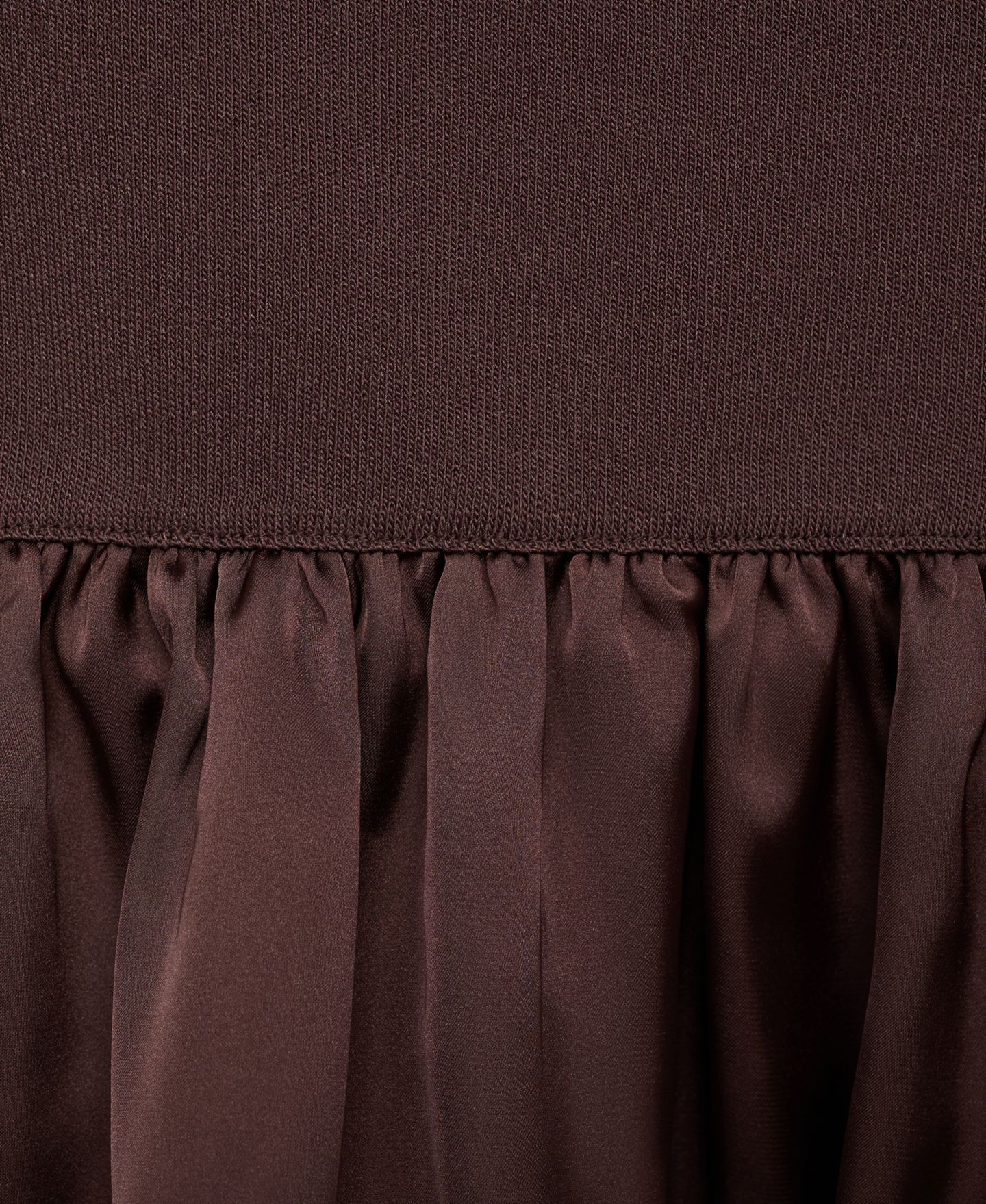 Женский топ Mango Crossed Back Combined Fabric, цвет: Коричневый — фото 4