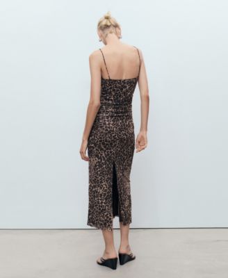 Women's Animal-Print Midi Dress