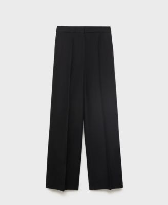 Women's Straight Mid-Rise Suit Pants