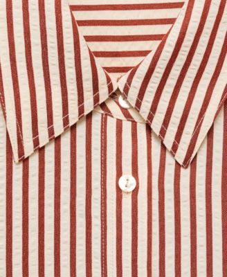 Women's Striped Straight Shirt