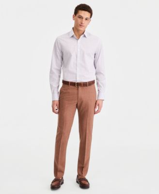 Men's Modern Fit Wool Blend Suit Separate Pants