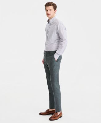 Mens Modern-Fit Wool Blend Suit Separate Pants