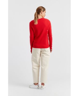 Women's Wool-Cashmere J'adore Christmas Sweater