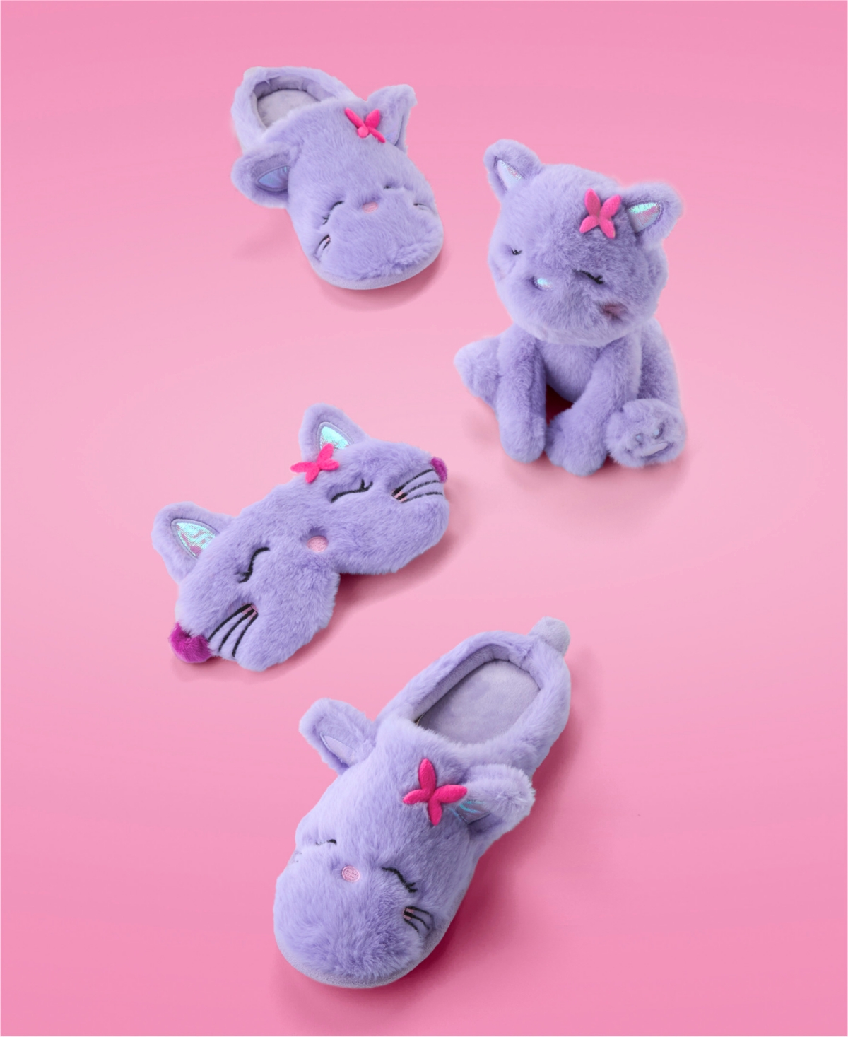 Journey Girls Sleepy Kittie Cozy Comfort Set In Multi