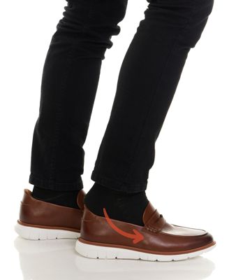 Men's Empire Street Hands-Free Slip On Technology Lightweight Penny Loafers