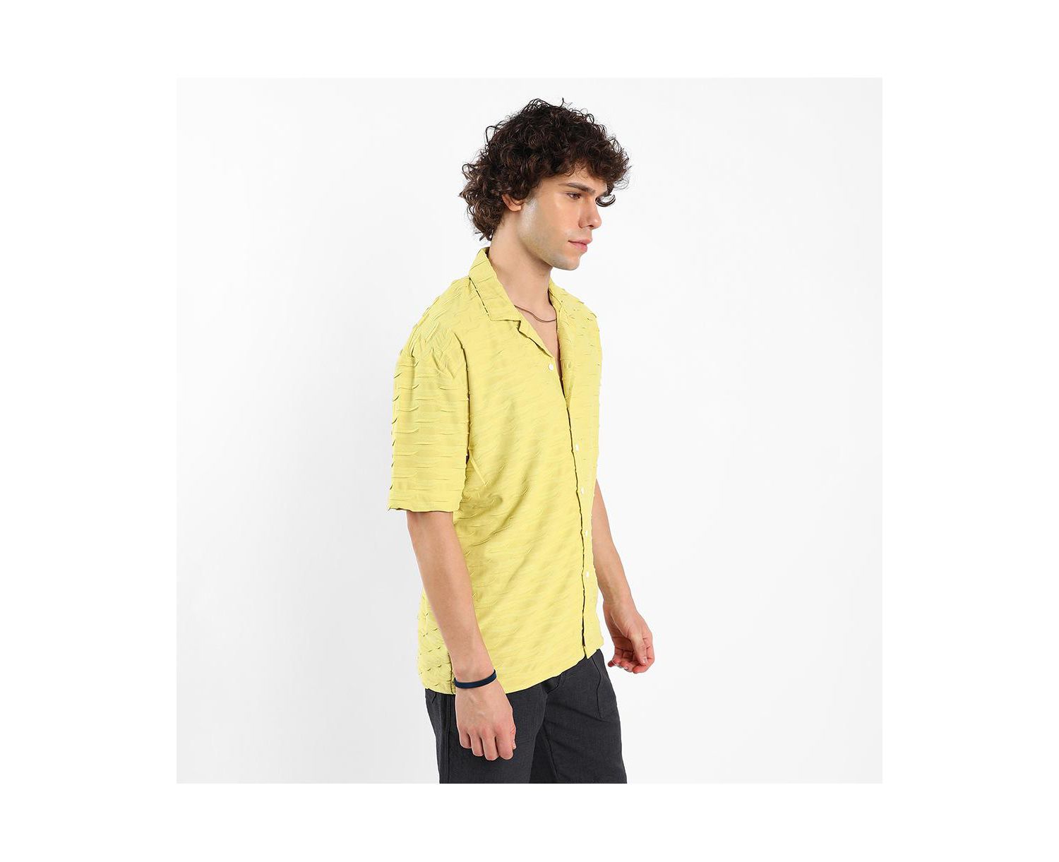 Men's Swish-Textured Shirt