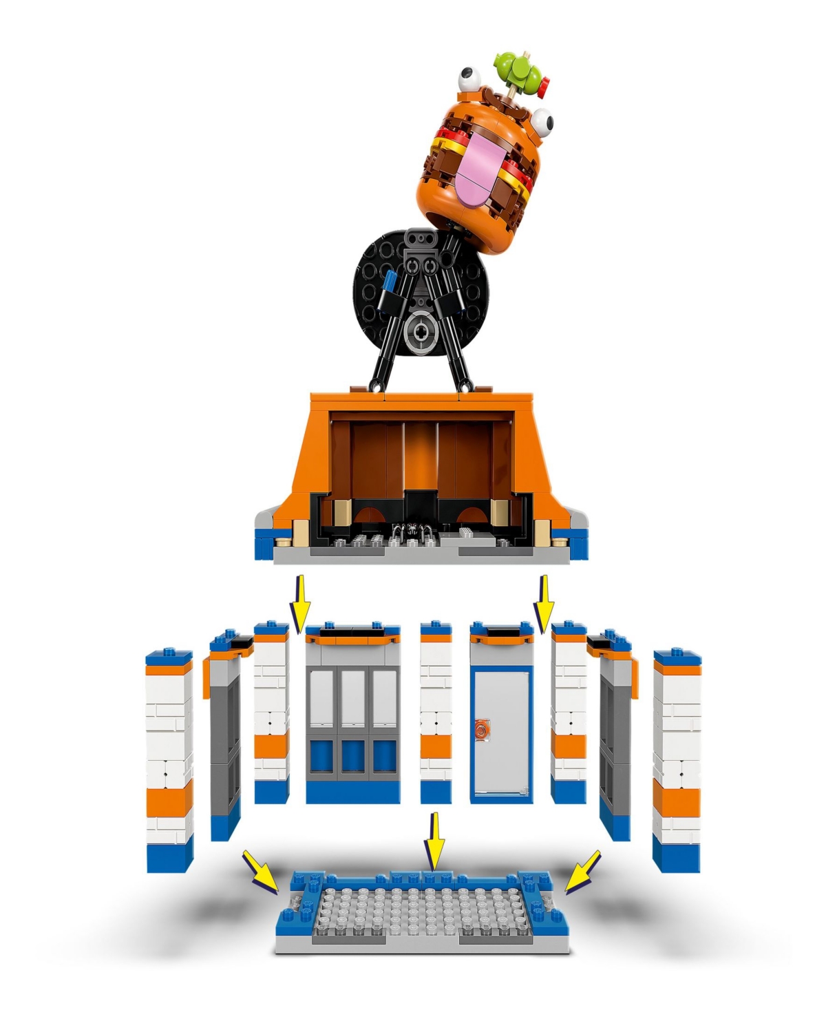 Lego Fortnite Durrr Burger Restaurant Kids Toy 77076, 546 Pieces In Multi