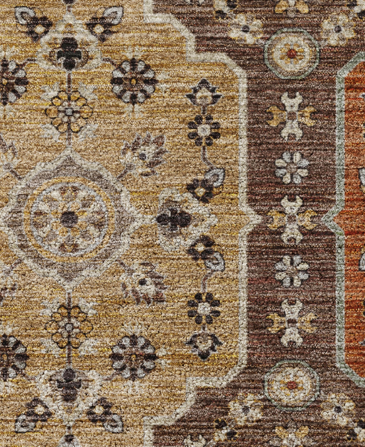 Dalyn Silk Road Sr7 2'6"x3'10" Area Rug In Brown