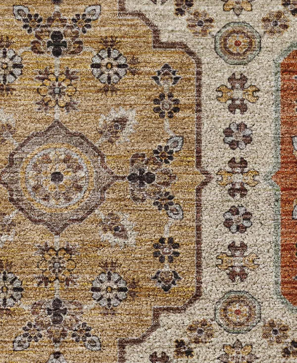Dalyn Silk Road Washable Sr7 8'x10' Area Rug In Sand