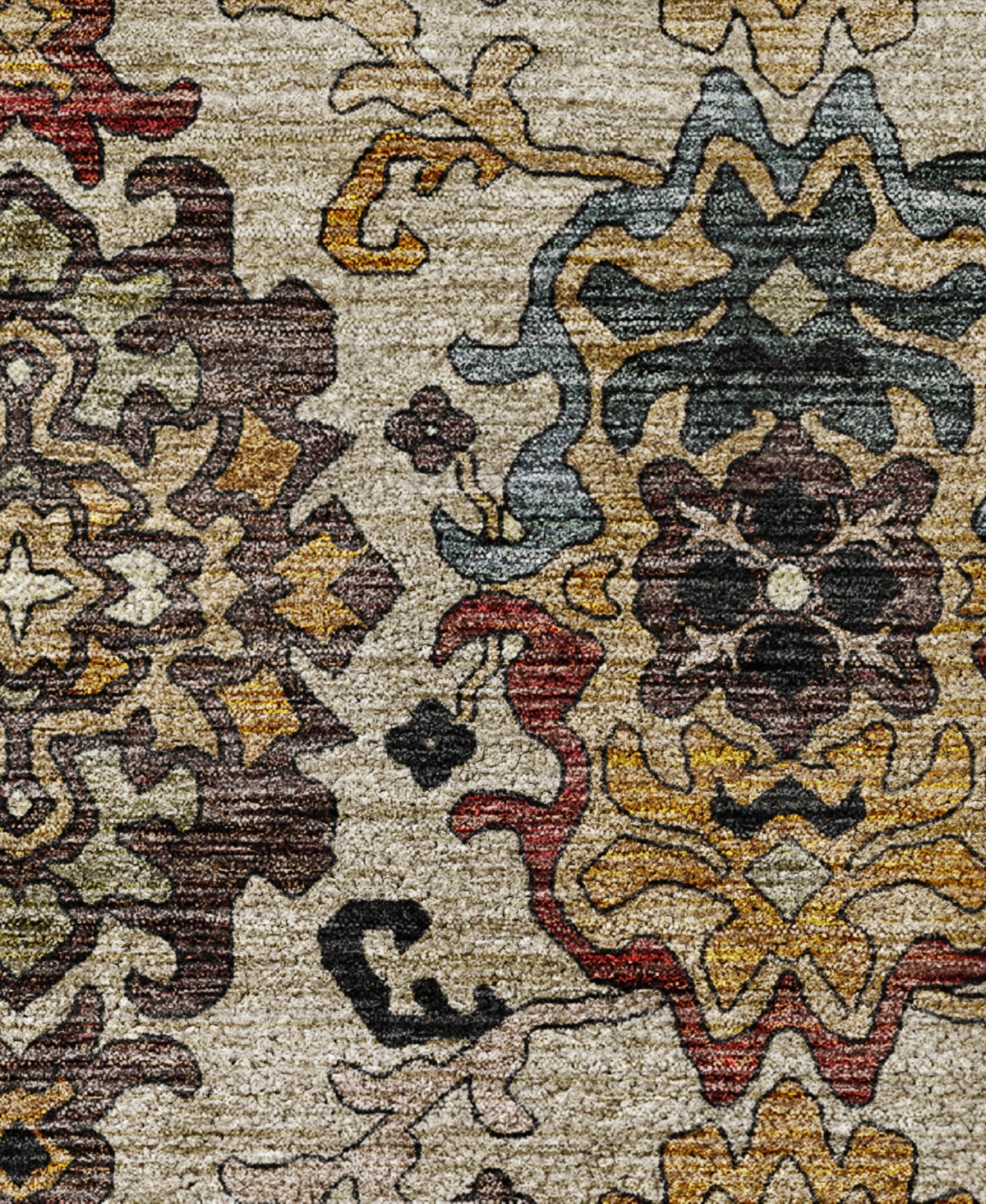 Dalyn Silk Road Sr5 10'x14' Area Rug In Multi