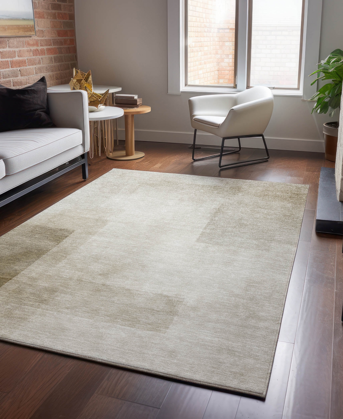 Dalyn Pacifica Pa5 2'6"x3'10" Area Rug In Neutral