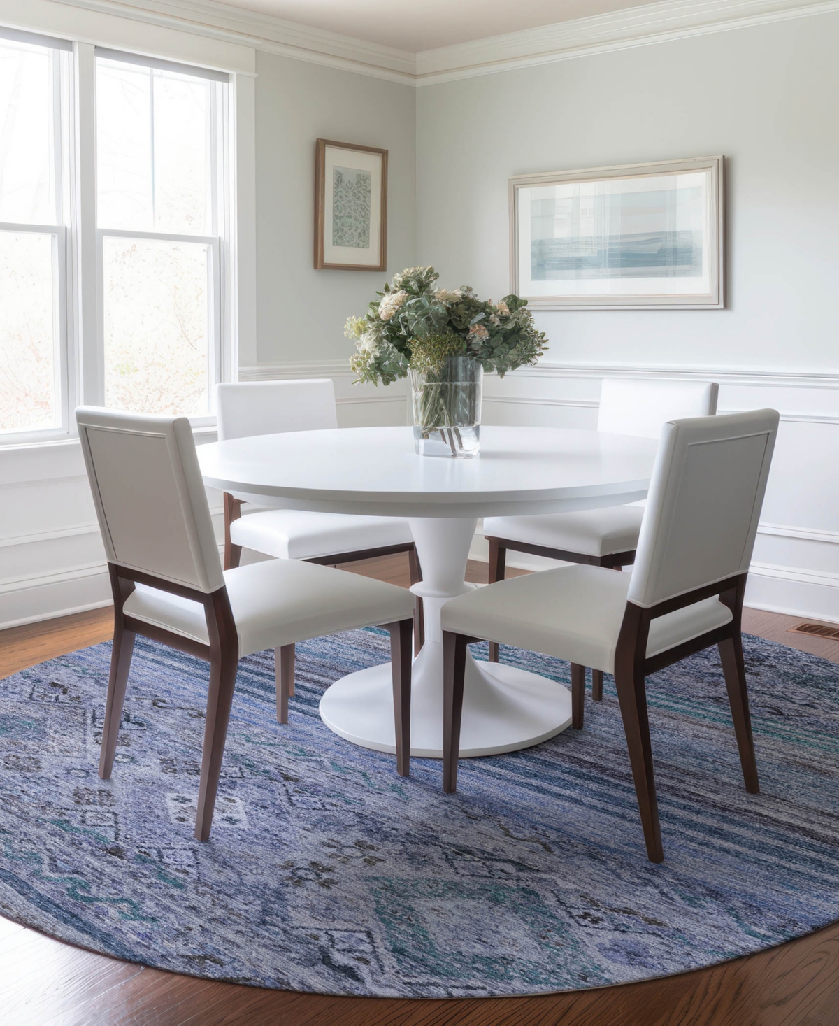 Dalyn Karaj Kj4 8'x8' Round Area Rug In Multi
